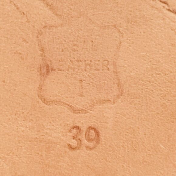 Crupon Violla Barefoot Handmade Marsala Red Leather Ankle Strap Sandals EU39 US8 - Picture 9 of 9